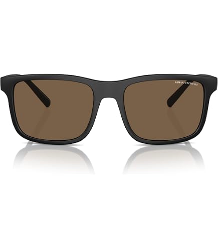 Amazon.com: Armani Exchange A|X AX4145SF Low Bridge Fit Sunglasses